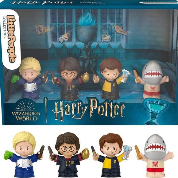 Wizarding World Of Harry Potter Other - NEW Little People HARRY POTTER GOBLET OF FIRE Collectors Series